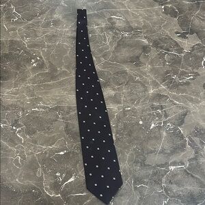 Giorgio Armani Black and White Diamond Shape Tie
